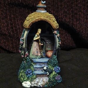 VTG princess faberge egg figurine Franklin Mint collectible Cinderella fairytale